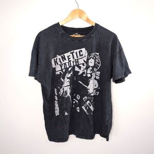 Hollister Graphic Kinetic Youth Vintage Wash Style Retro 90s Street Shirt M